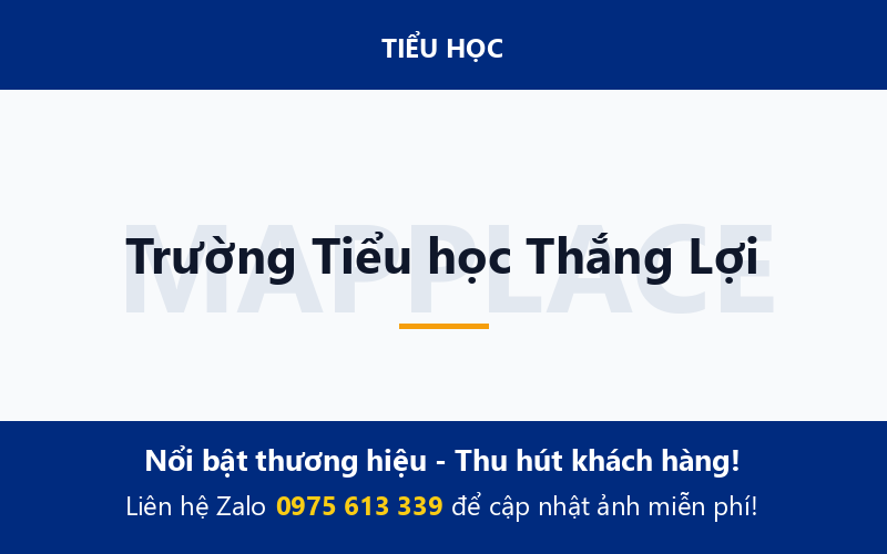 Trường Tiểu học Thắng Lợi