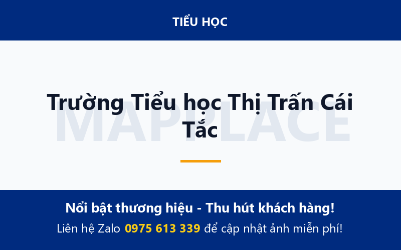 Trường Tiểu học Thị Trấn Cái Tắc