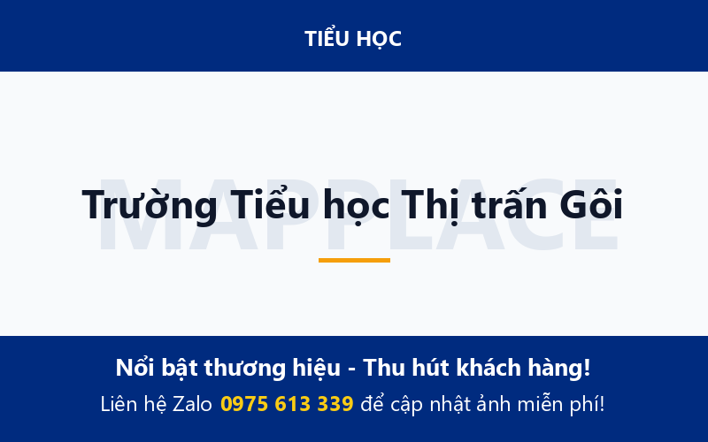 Trường Tiểu học Thị trấn Gôi