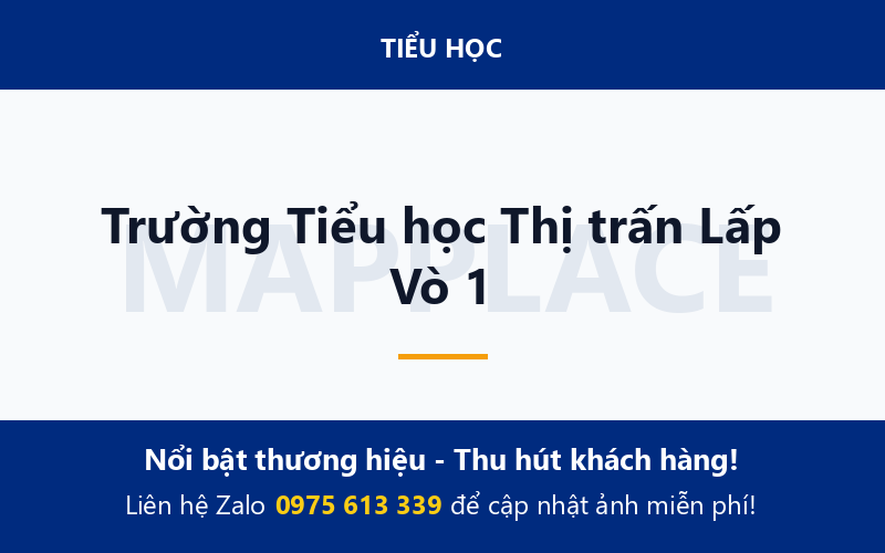 Trường Tiểu học Thị trấn Lấp Vò 1