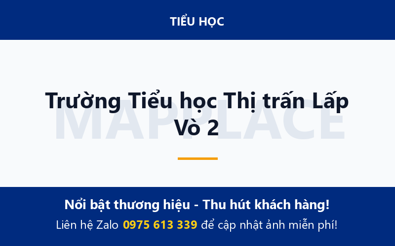 Trường Tiểu học Thị trấn Lấp Vò 2