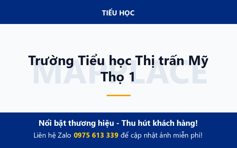 Trường Tiểu học Thị trấn Mỹ Thọ 1