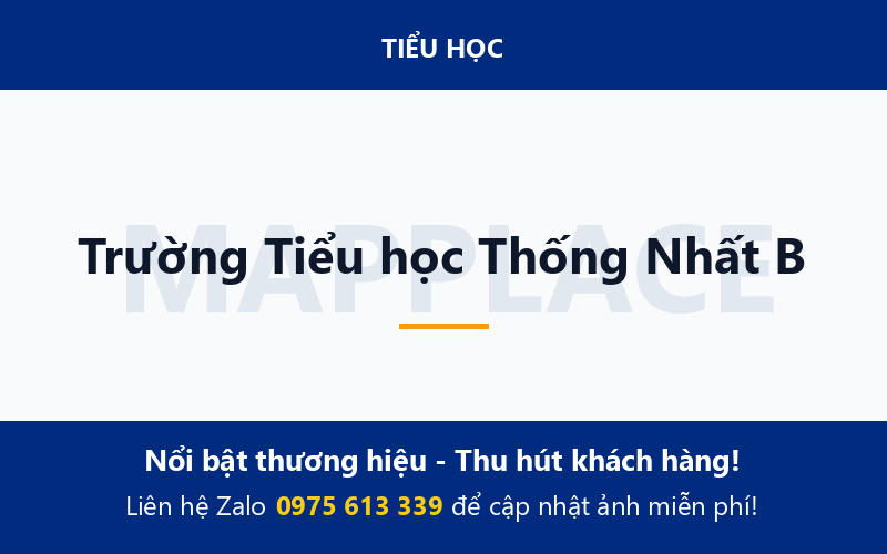 Trường Tiểu học Thống Nhất B