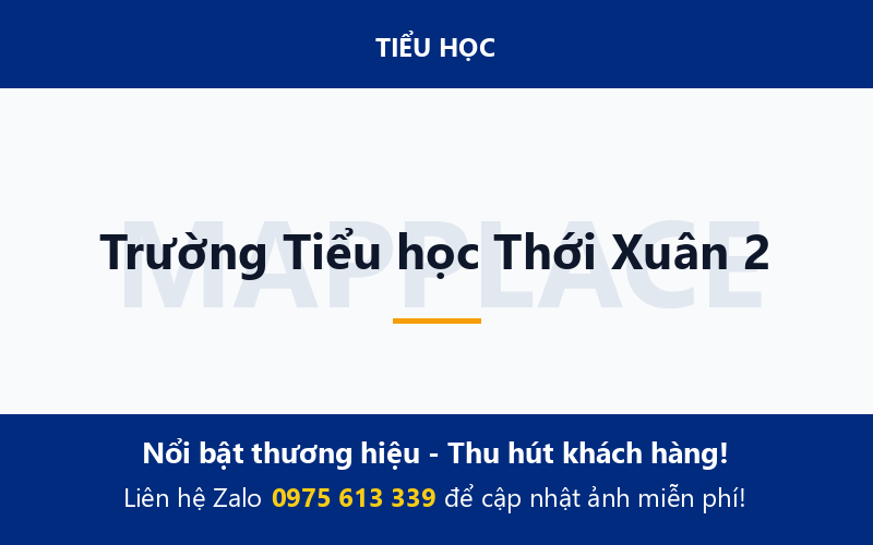 Trường Tiểu học Thới Xuân 2