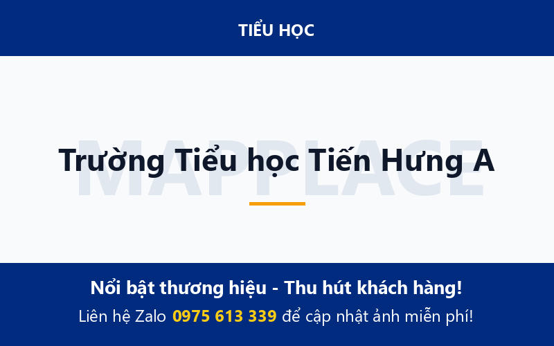 Trường Tiểu học Tiến Hưng A