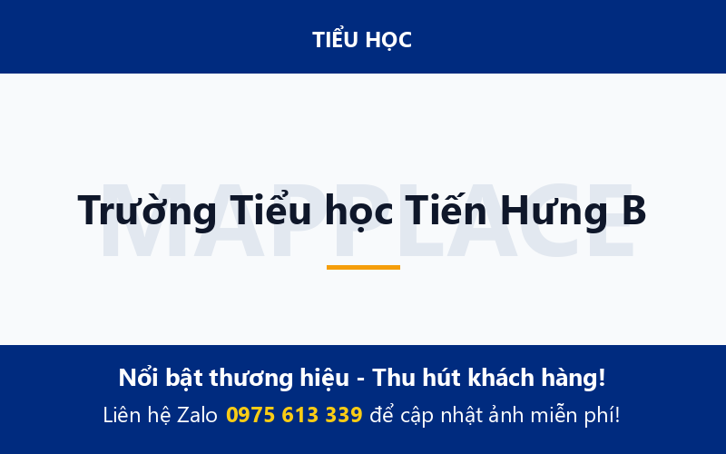 Trường Tiểu học Tiến Hưng B