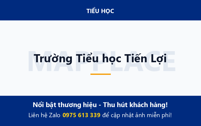 Trường Tiểu học Tiến Lợi