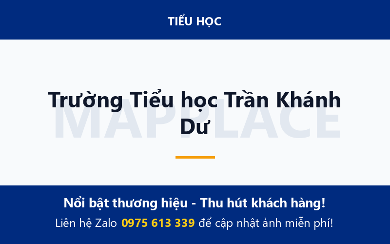 Trường Tiểu học Trần Khánh Dư
