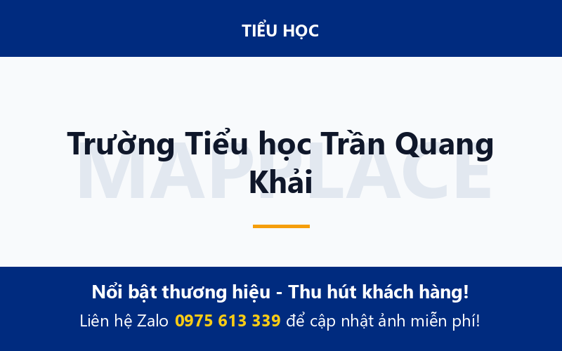 Trường Tiểu học Trần Quang Khải