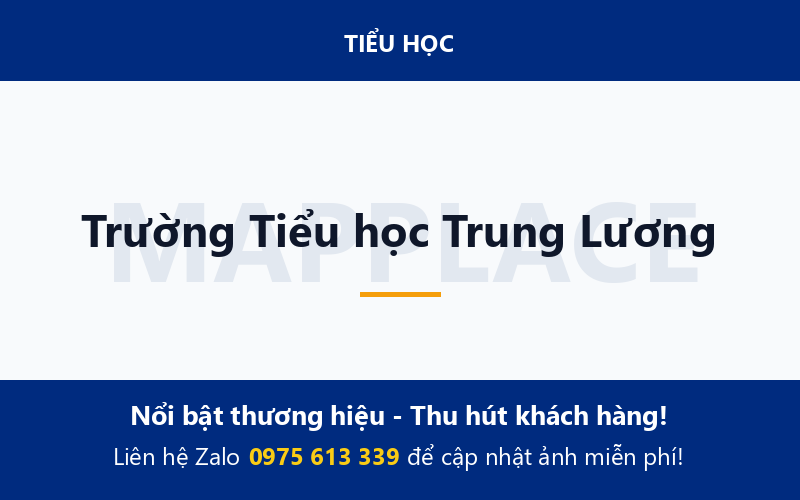 Trường Tiểu học Trung Lương