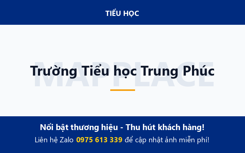 Trường Tiểu học Trung Phúc