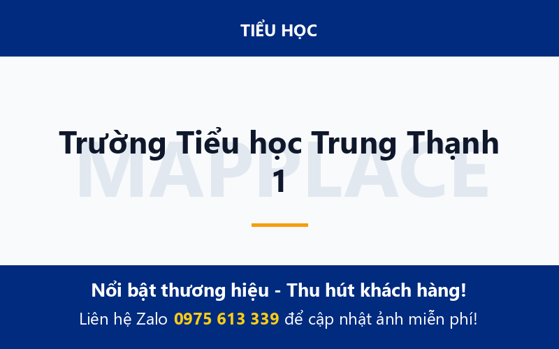 Trường Tiểu học Trung Thạnh 1