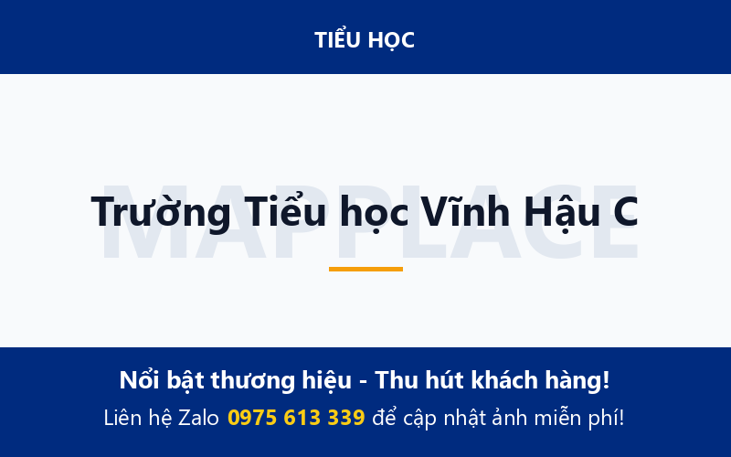 Trường Tiểu học Vĩnh Hậu C