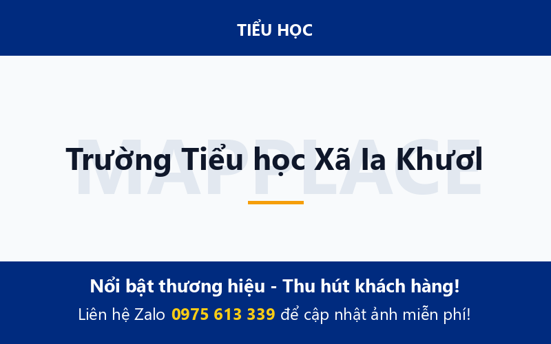 Trường Tiểu học Xã Ia Khươl
