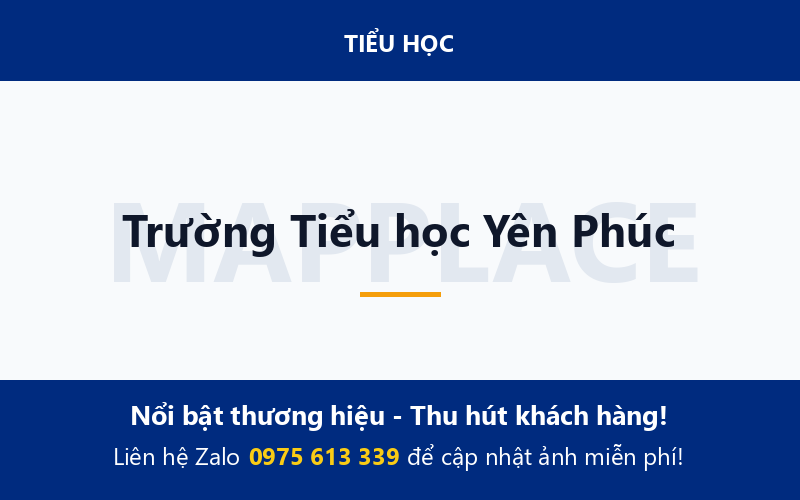 Trường Tiểu học Yên Phúc