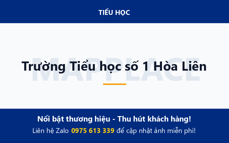 Trường Tiểu học số 1 Hòa Liên