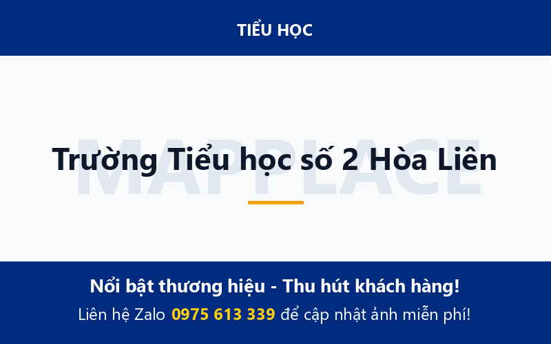 Trường Tiểu học số 2 Hòa Liên