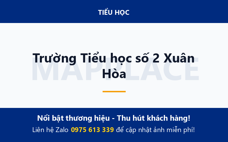 Trường Tiểu học số 2 Xuân Hòa
