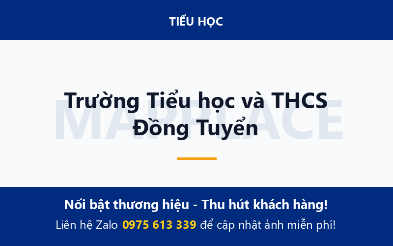 Trường Tiểu học và THCS Đồng Tuyển