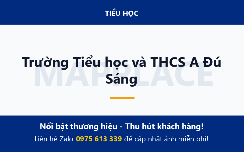 Trường Tiểu học và THCS A Đú Sáng