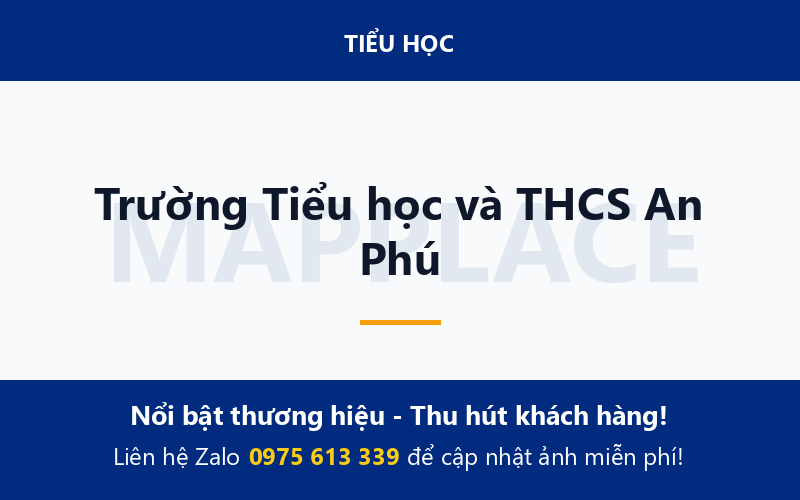 Trường Tiểu học và THCS An Phú