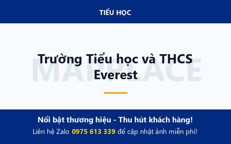 Trường Tiểu học và THCS Everest