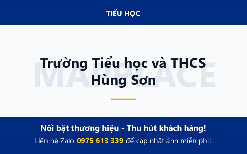 Trường Tiểu học và THCS Hùng Sơn