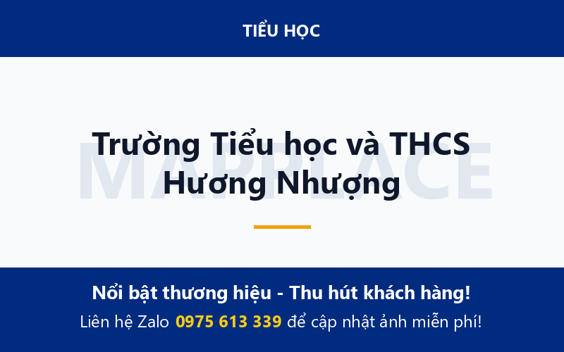 Trường Tiểu học và THCS Hương Nhượng