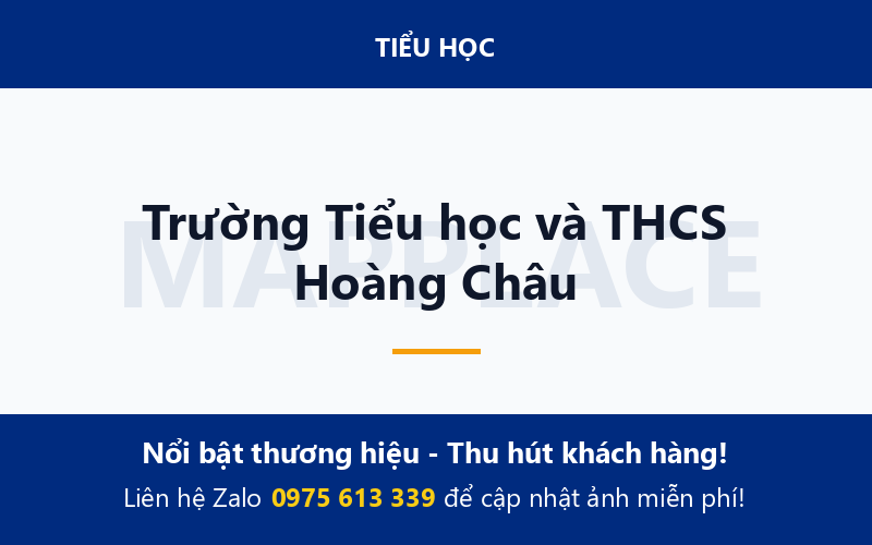 Trường Tiểu học và THCS Hoàng Châu