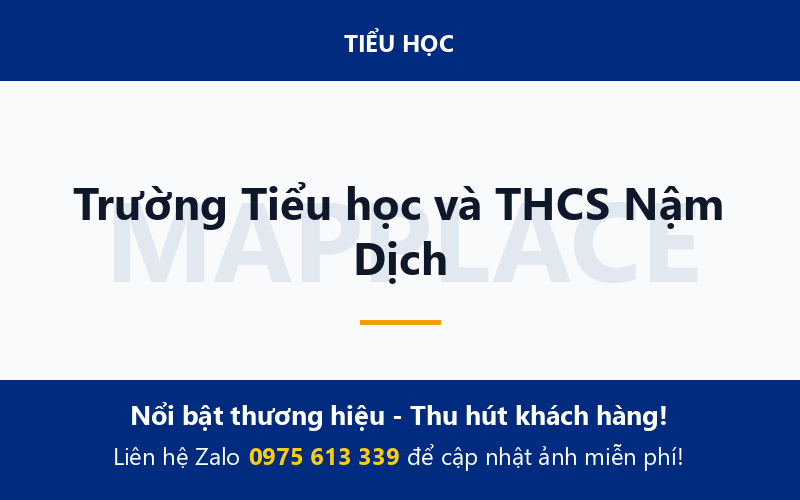 Trường Tiểu học và THCS Nậm Dịch