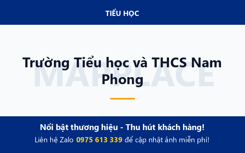 Trường Tiểu học và THCS Nam Phong