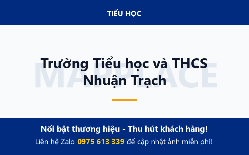 Trường Tiểu học và THCS Nhuận Trạch