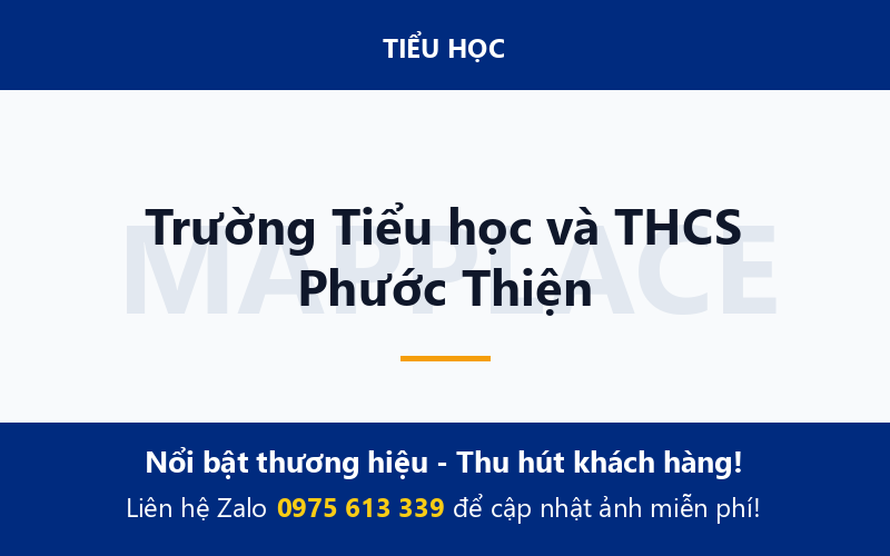 Trường Tiểu học và THCS Phước Thiện