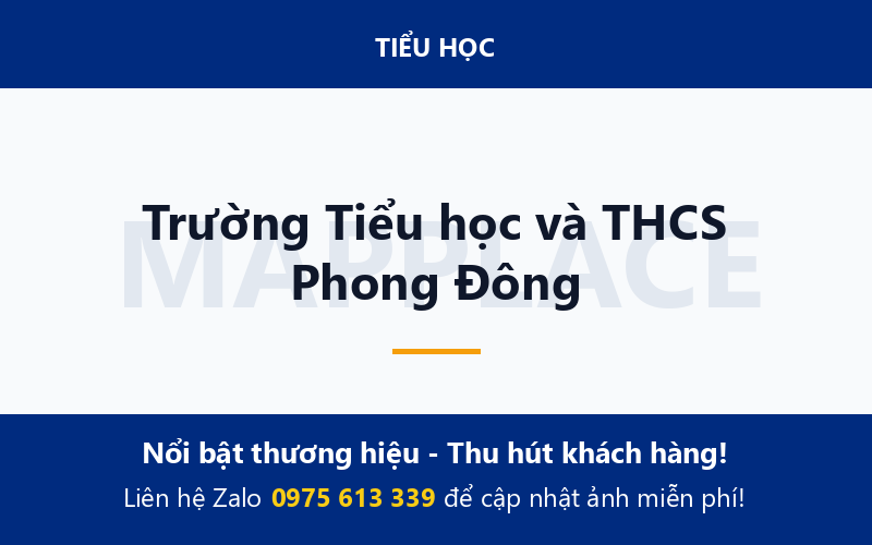 Trường Tiểu học và THCS Phong Đông
