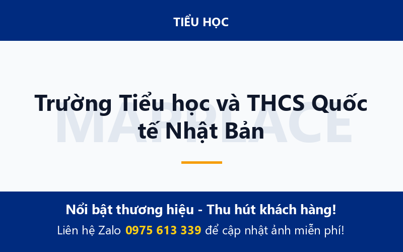 Trường Tiểu học và THCS Quốc tế Nhật Bản