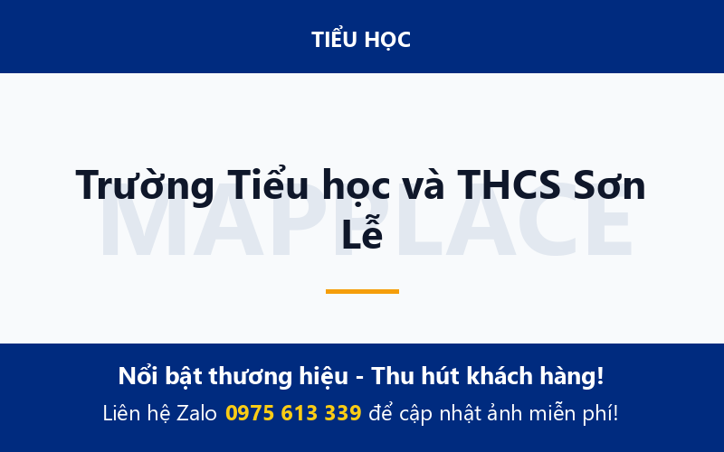 Trường Tiểu học và THCS Sơn Lễ