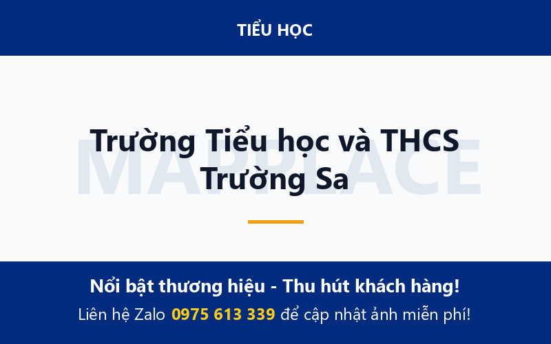 Trường Tiểu học và THCS Trường Sa
