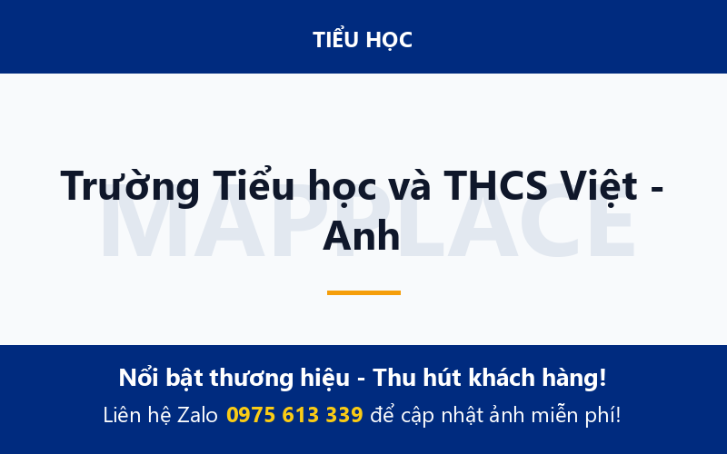 Trường Tiểu học và THCS Việt - Anh