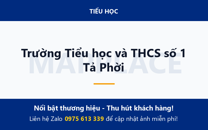 Trường Tiểu học và THCS số 1 Tả Phời