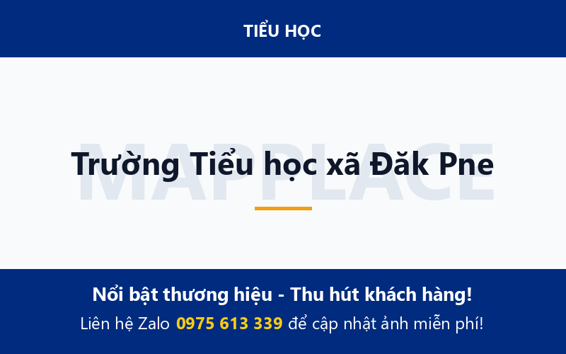 Trường Tiểu học xã Đăk Pne