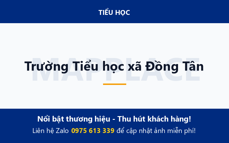 Trường Tiểu học xã Đồng Tân
