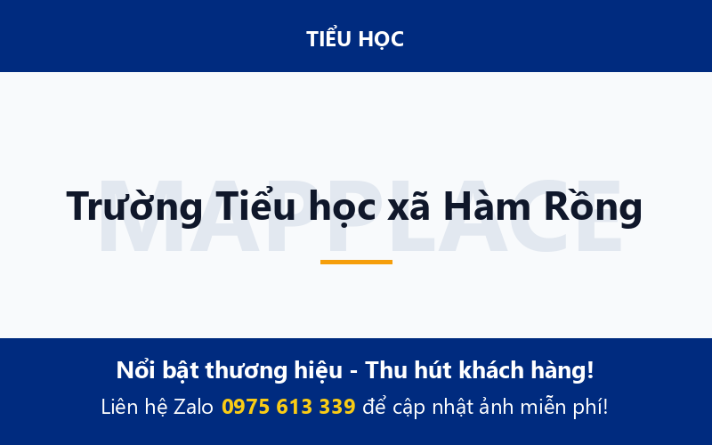 Trường Tiểu học xã Hàm Rồng