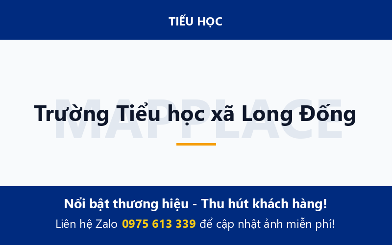 Trường Tiểu học xã Long Đống