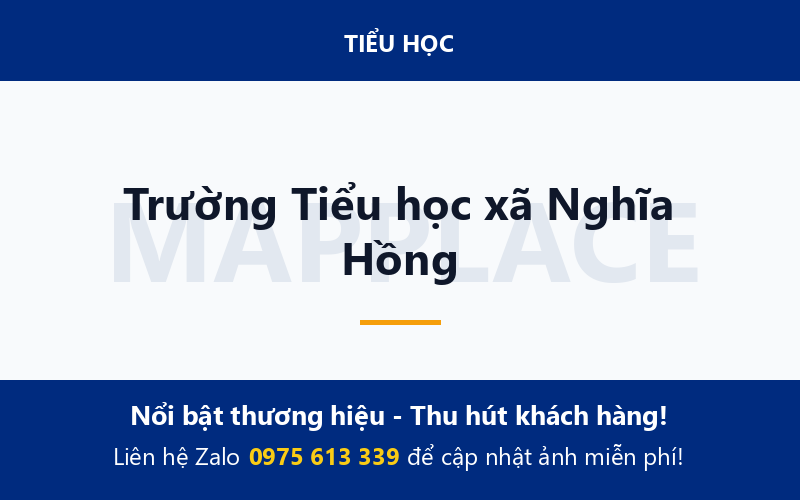 Trường Tiểu học xã Nghĩa Hồng