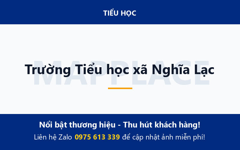 Trường Tiểu học xã Nghĩa Lạc
