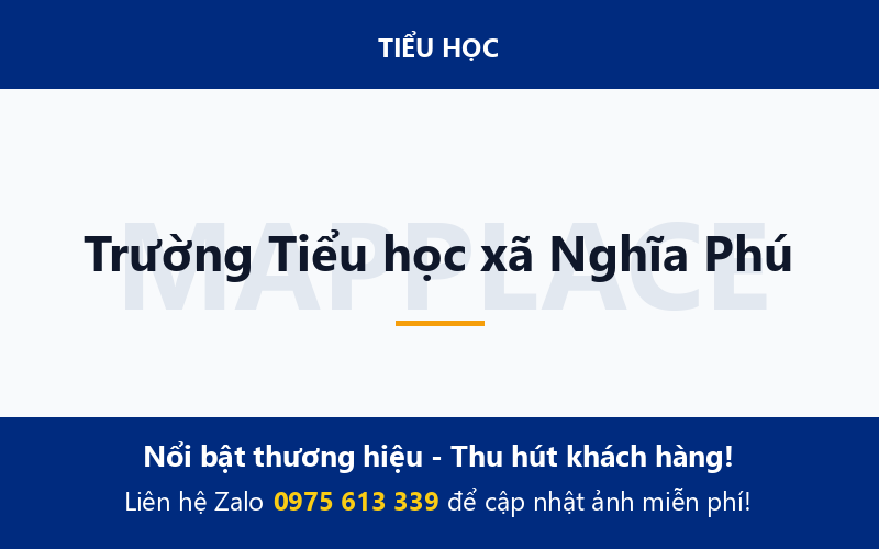 Trường Tiểu học xã Nghĩa Phú