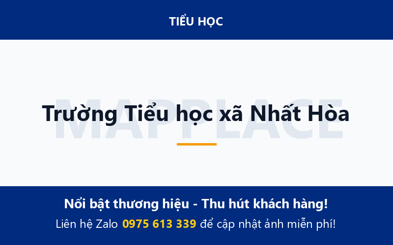 Trường Tiểu học xã Nhất Hòa