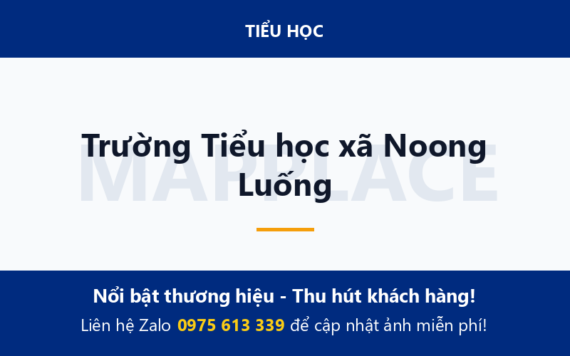 Trường Tiểu học xã Noong Luống