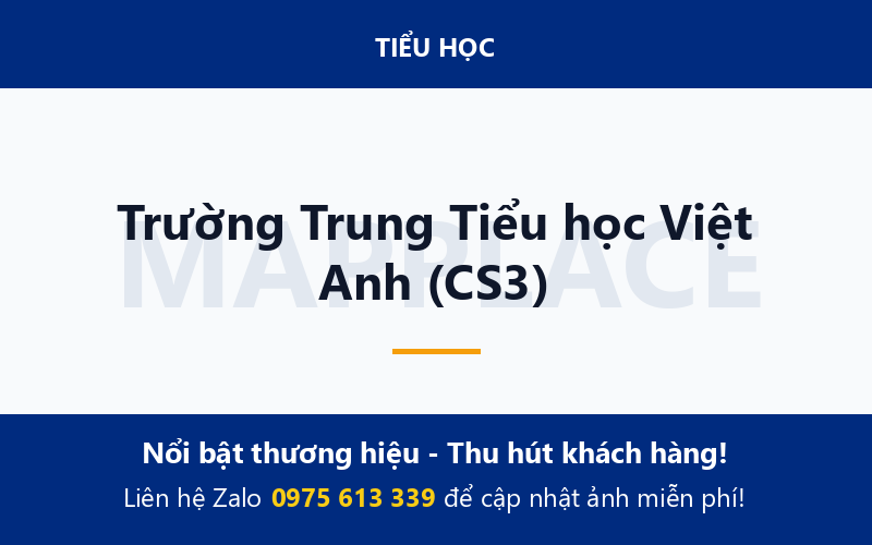 Trường Trung Tiểu học Việt Anh (CS3)