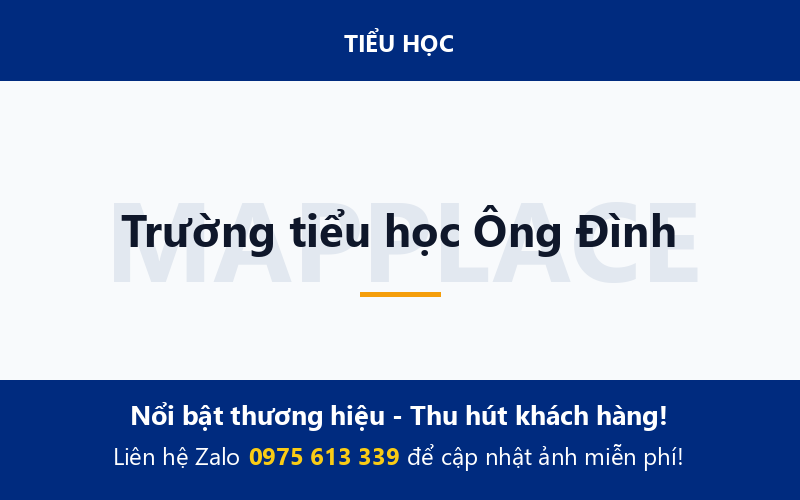 Trường tiểu học Ông Đình
